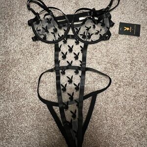 PLAYBOY Bodysuit Teddy Lingerie